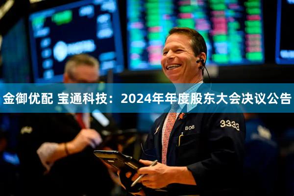 金御优配 宝通科技：2024年年度股东大会决议公告